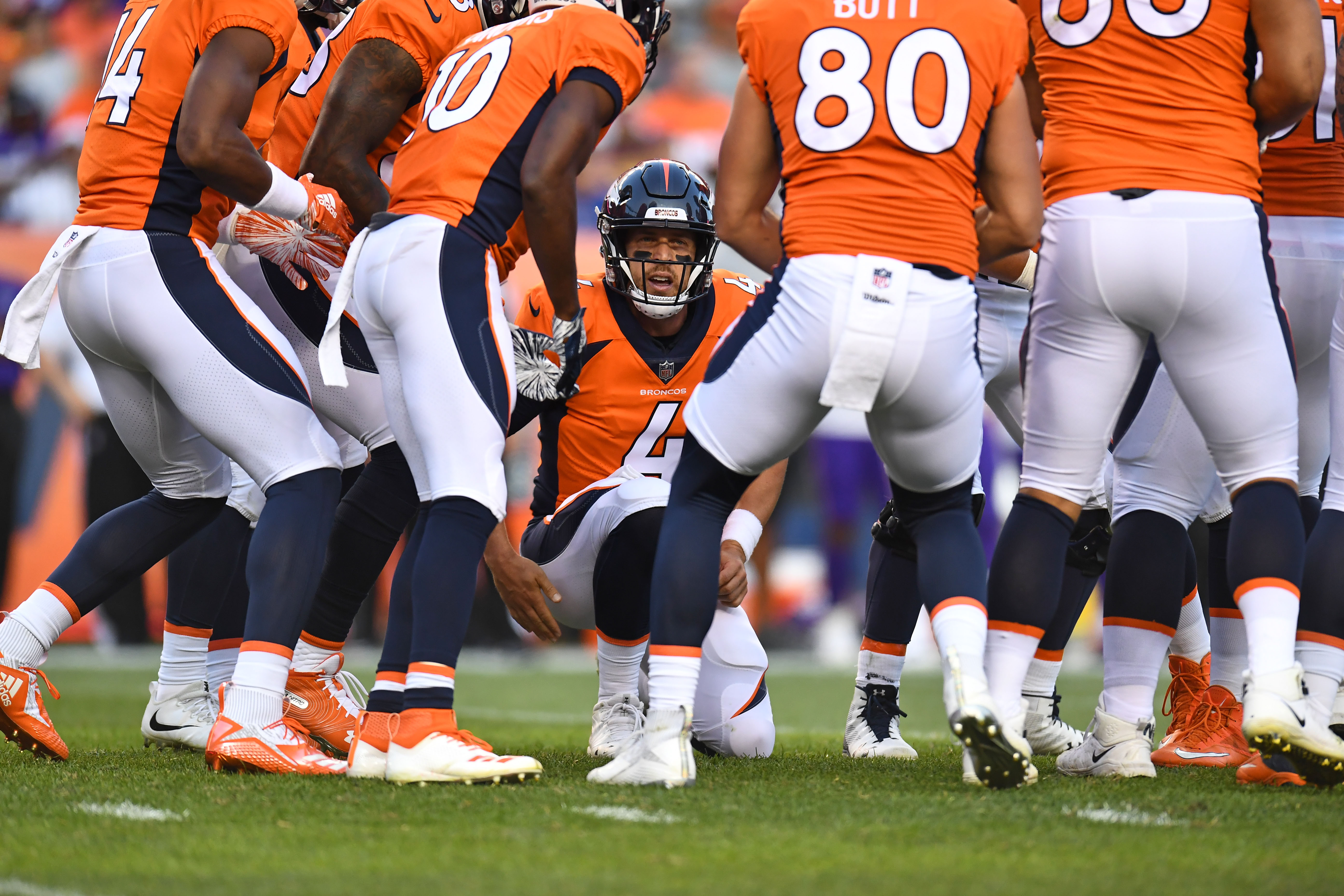 NFL: Minnesota Vikings at Denver Broncos in the first quarter at Broncos Stadium at Mile High.