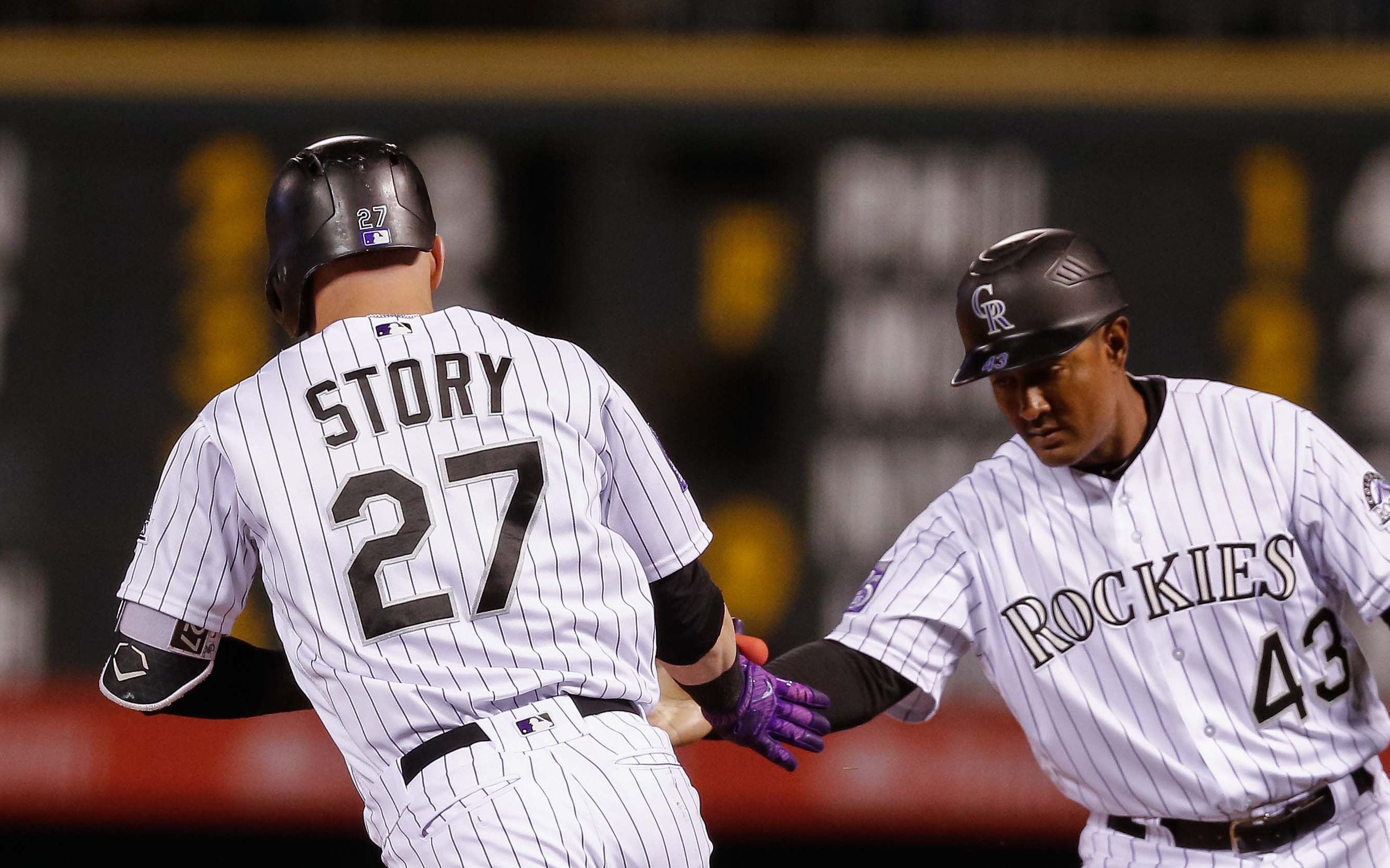 Trevor Story hits longest home run in history of Coors Field