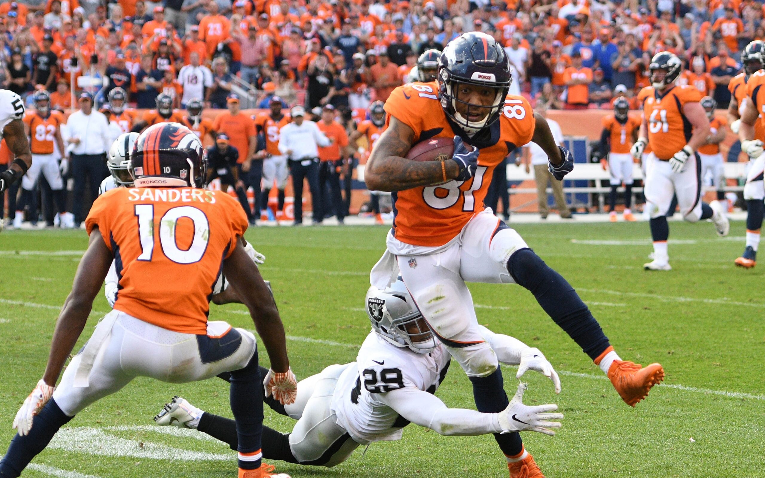 Broncos receivers try to make up for loss of former Ute Tim Patrick