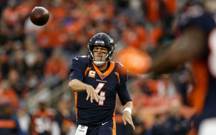 Case Keenum throws a pass. Credit: Isaiah J. Downing, USA TODAY Sports.