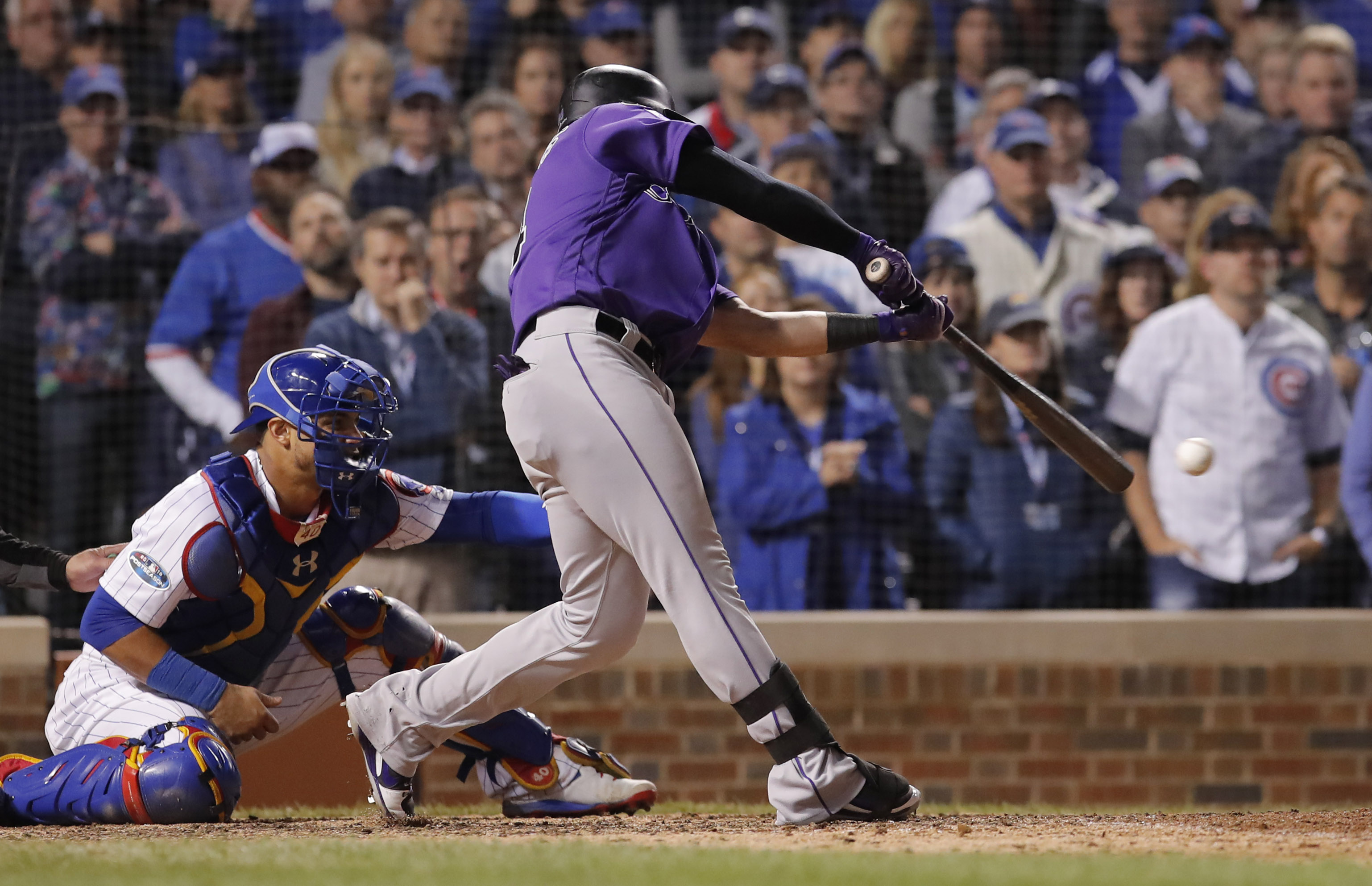 MLB: NL Wild Card-Colorado Rockies at Chicago Cubs