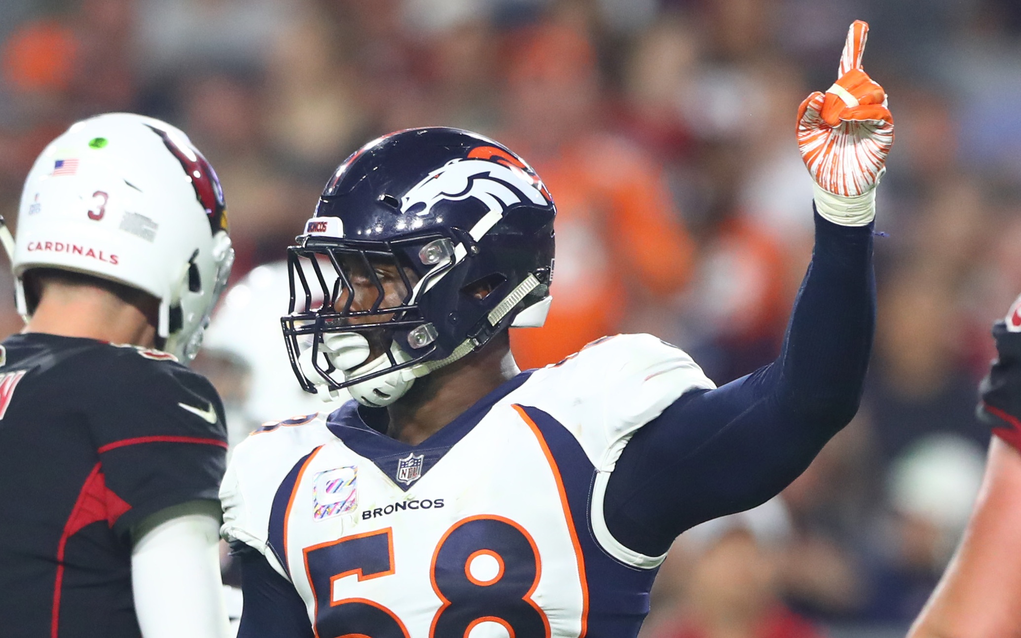USATSI_11467898 Cropped Von Miller. Credit: Mark J. Rebilas, USA TODAY Sports.