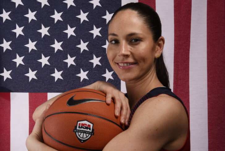 USA basketball athlete Sue Bird poses for a portrait during the 2016 Team USA Media Summit at Beverly Hilton.