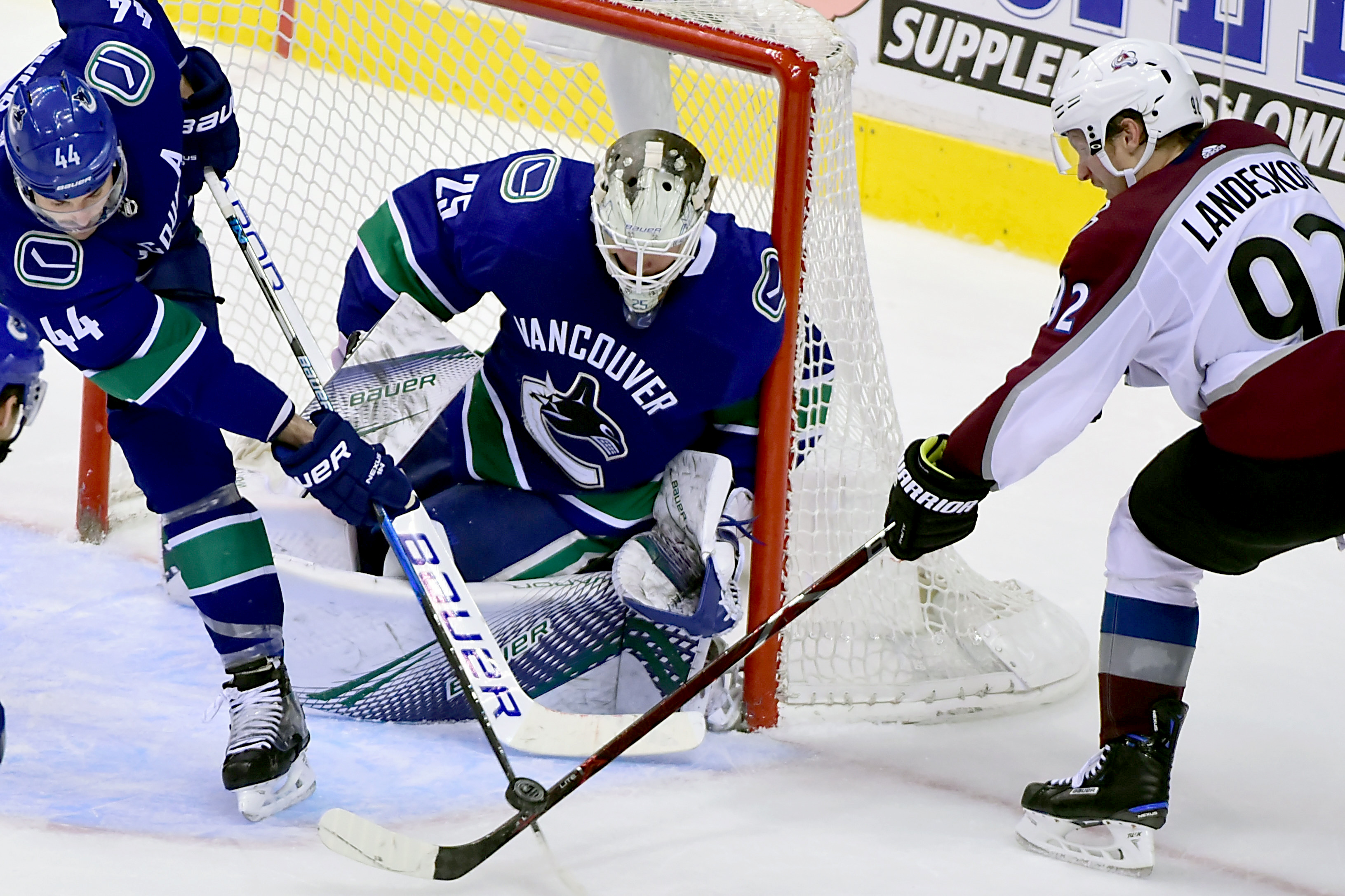 NHL: Colorado Avalanche at Vancouver Canucks