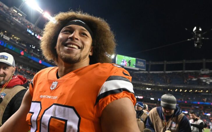 Phillip Lindsay. Credit: Ron Chenoy, USA TODAY Sports.