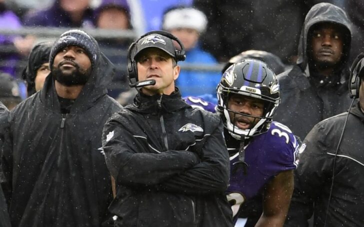 John Harbaugh. Credit: Tommy Gilligan, USA TODAY Sports.
