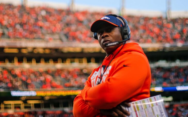 Vance Joseph in likely his final game as Broncos head coach. Credit: Isaiah J. Downing, USA TODAY Sports.