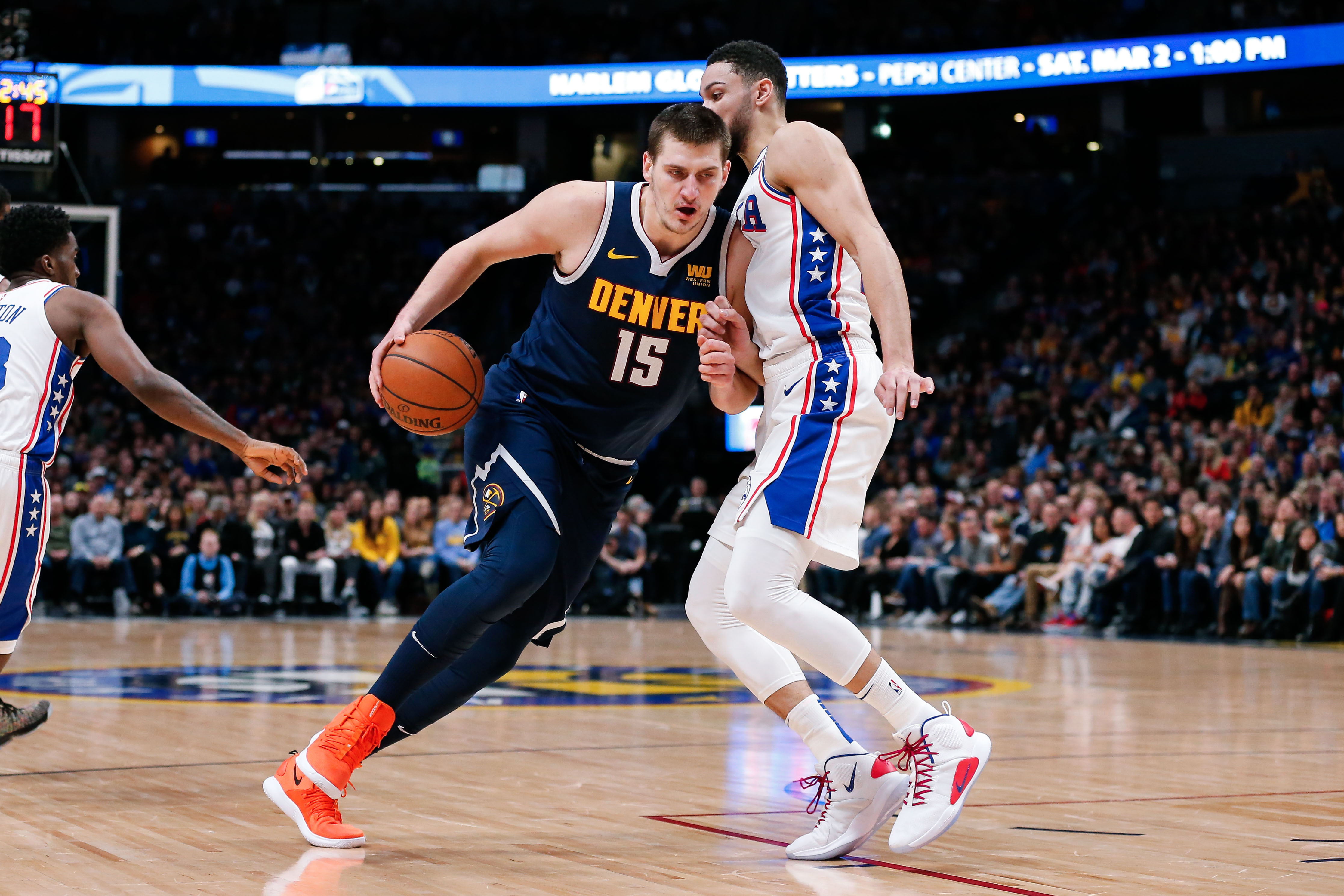 Nuggets Defeat 76ers 126 110 Behind Jokic S Triple Double