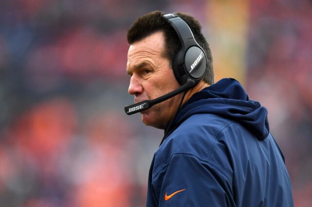 Gary Kubiak in late 2016. Credit: Ron Chenoy, USA TODAY Sports.