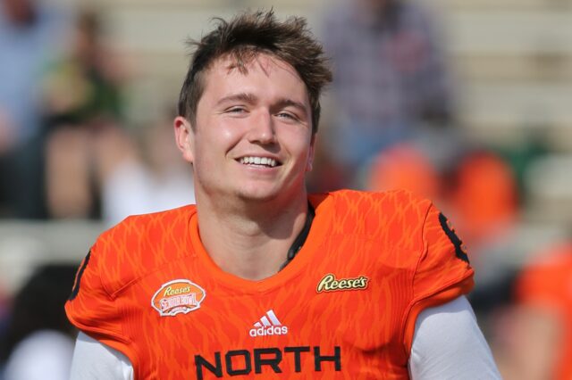 Drew Lock. Credit: Chuck Cook, USA TODAY Sports.