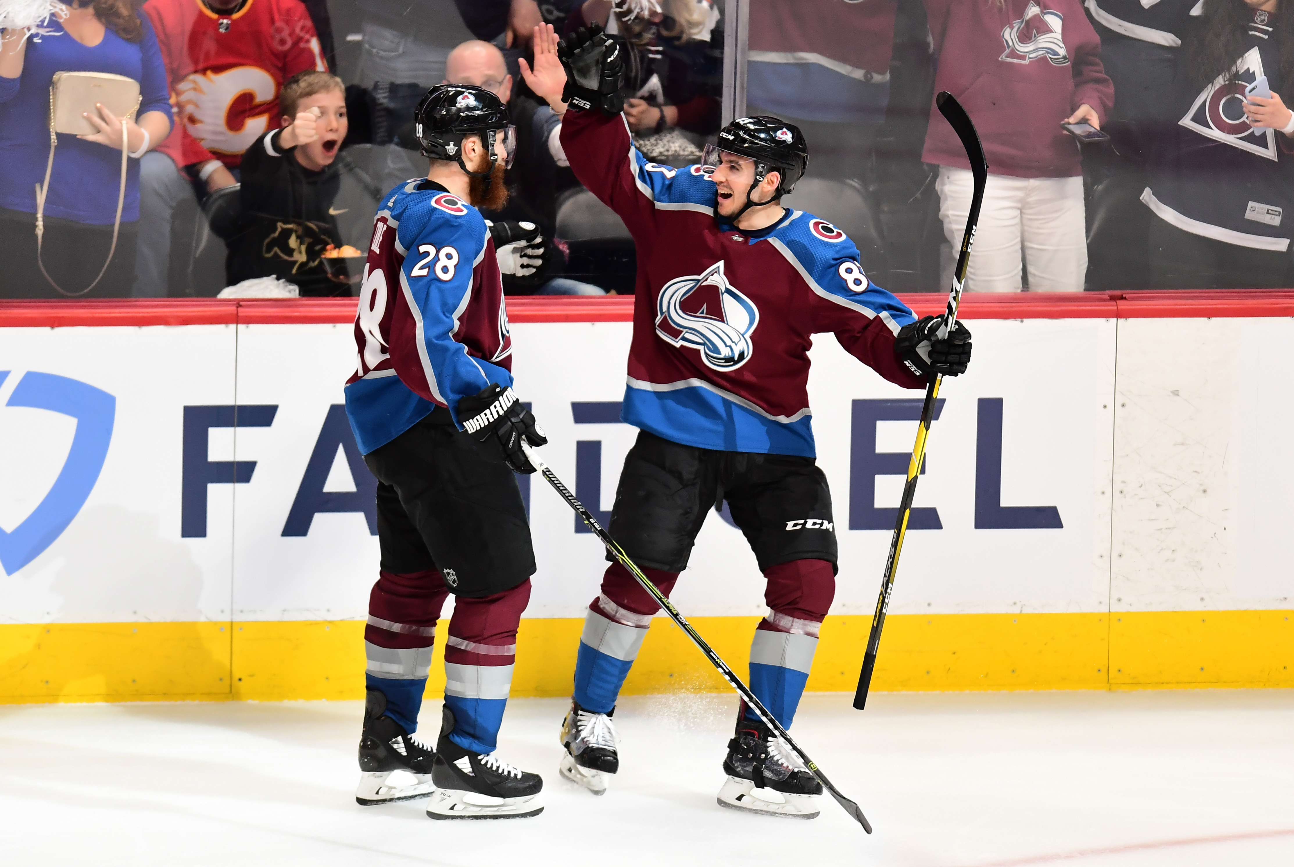 NHL: Stanley Cup Playoffs-Calgary Flames at Colorado Avalanche