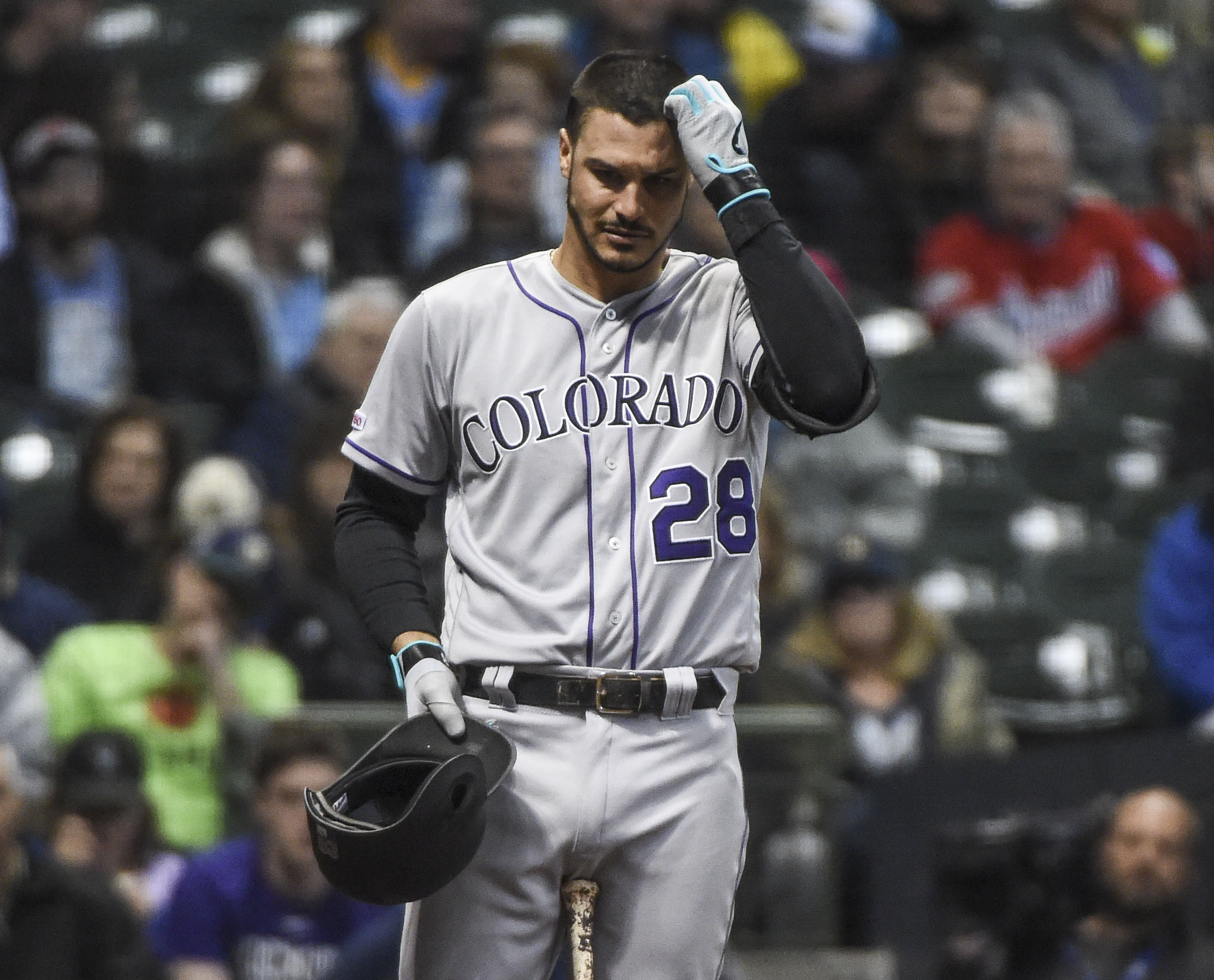 Nolan Arenado ready to get to work with Rockies _ for now