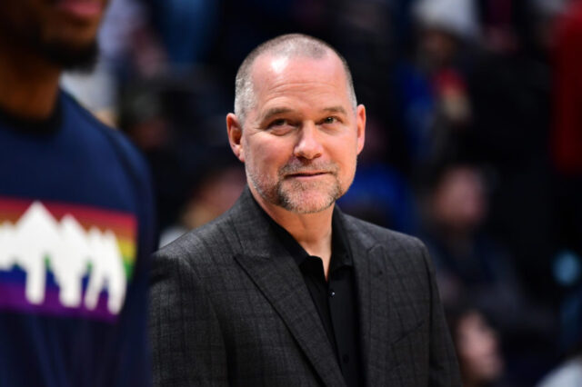 Denver Nuggets head coach Michael Malone before the game against the Minnesota Timberwolves at the Pepsi Center.