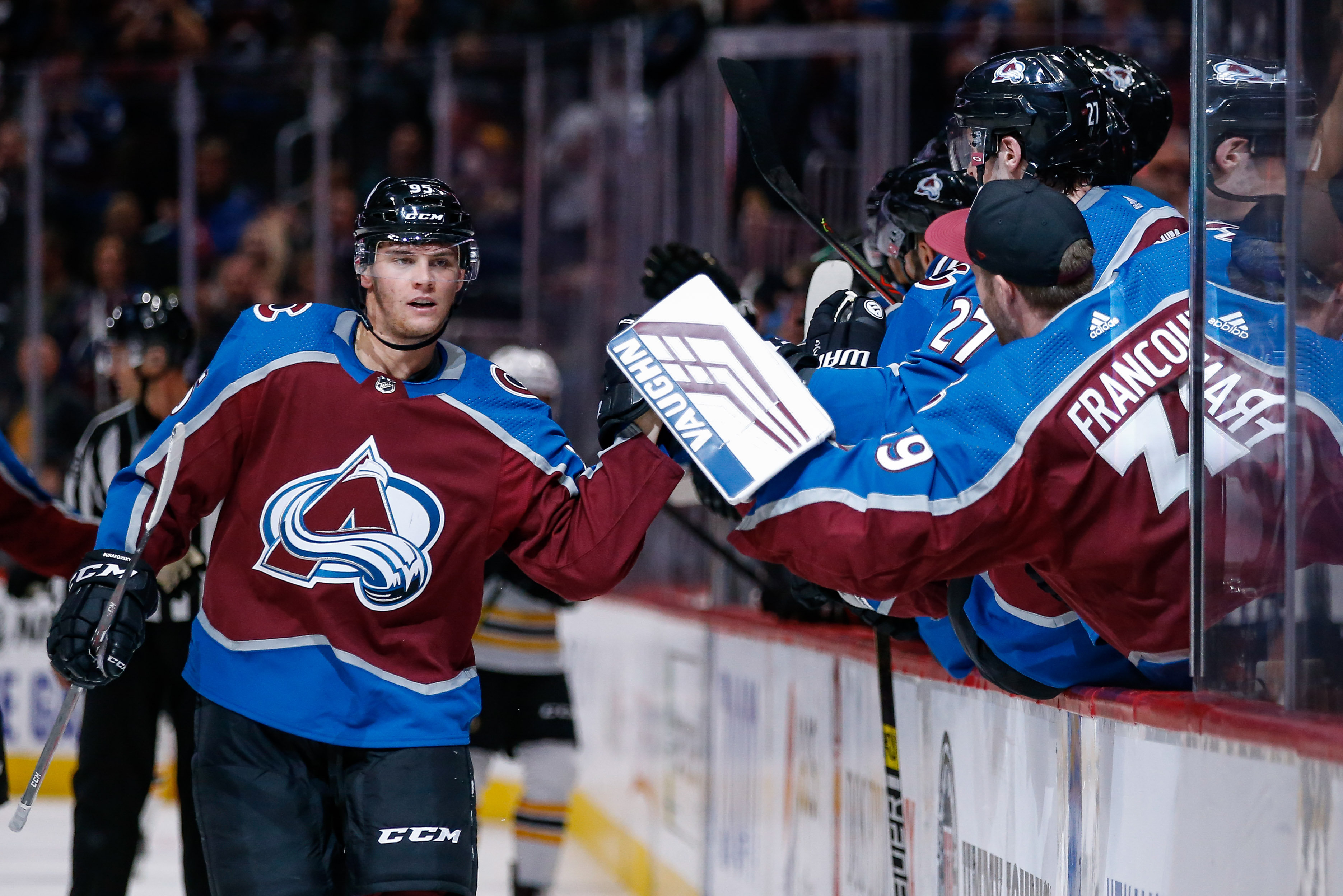 NHL: Boston Bruins at Colorado Avalanche