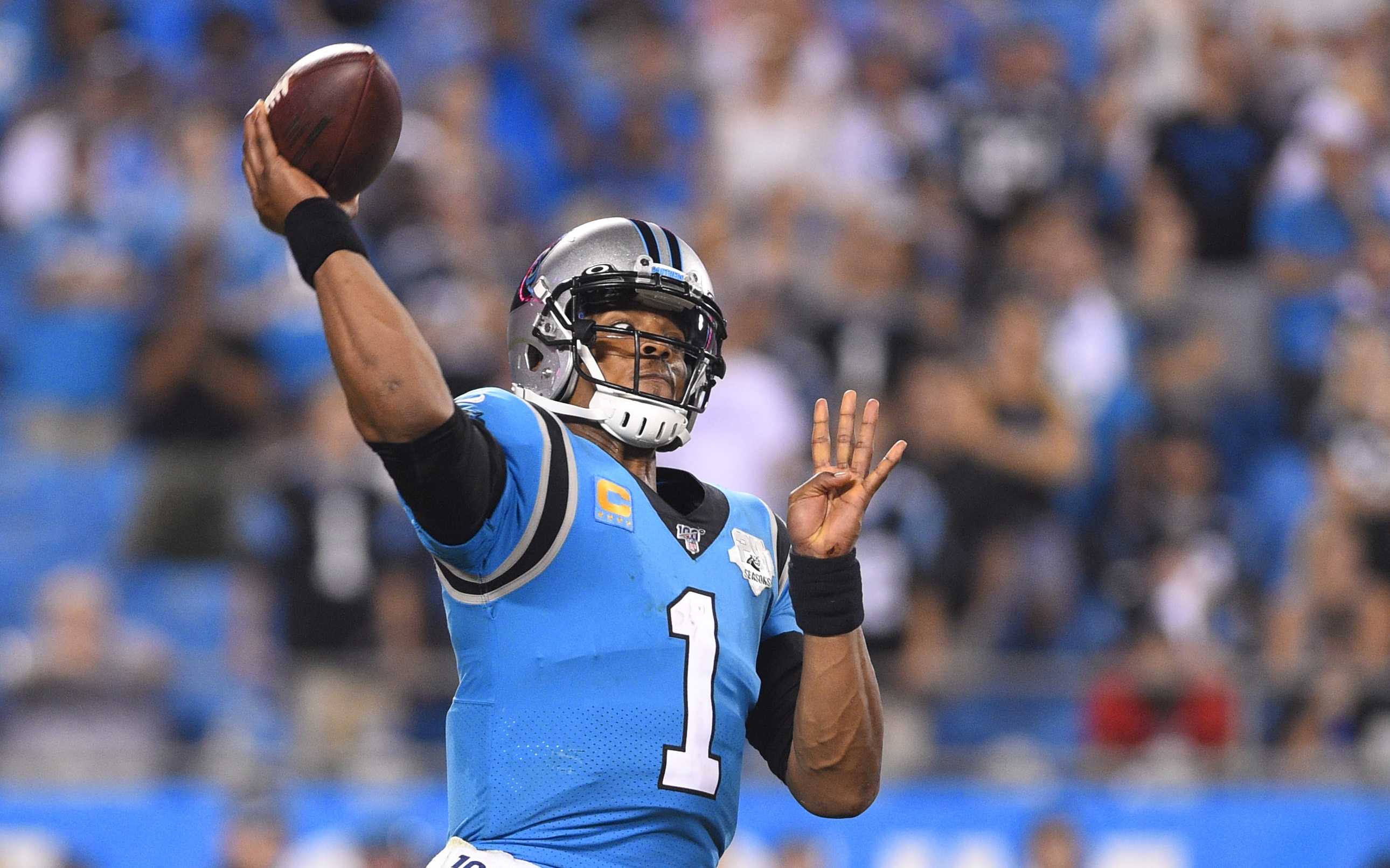 USATSI_13348225 Cropped Cam Newton. Credit: Bob Donnan, USA TODAY Sports.