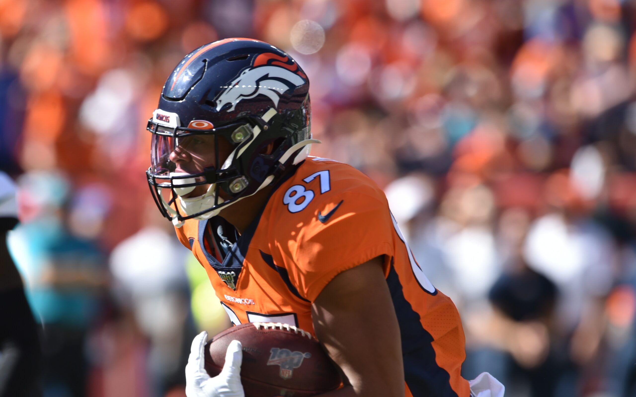 Noah Fant 75 Yard Touchdown, Browns vs. Broncos