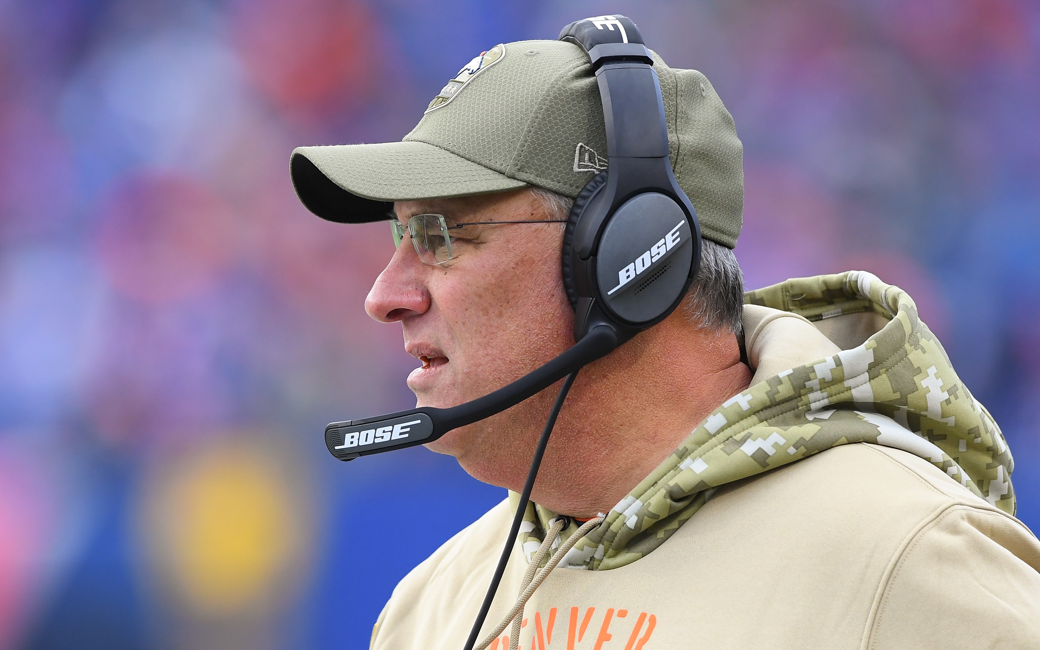 USATSI_13706862 Cropped Vic Fangio in Broncos' loss to Bills. Credit: Rich Barnes, USA TODAY Sports.