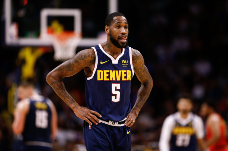 Denver Nuggets forward Will Barton III (5) in the third quarter against the Atlanta Hawks at the Pepsi Center.