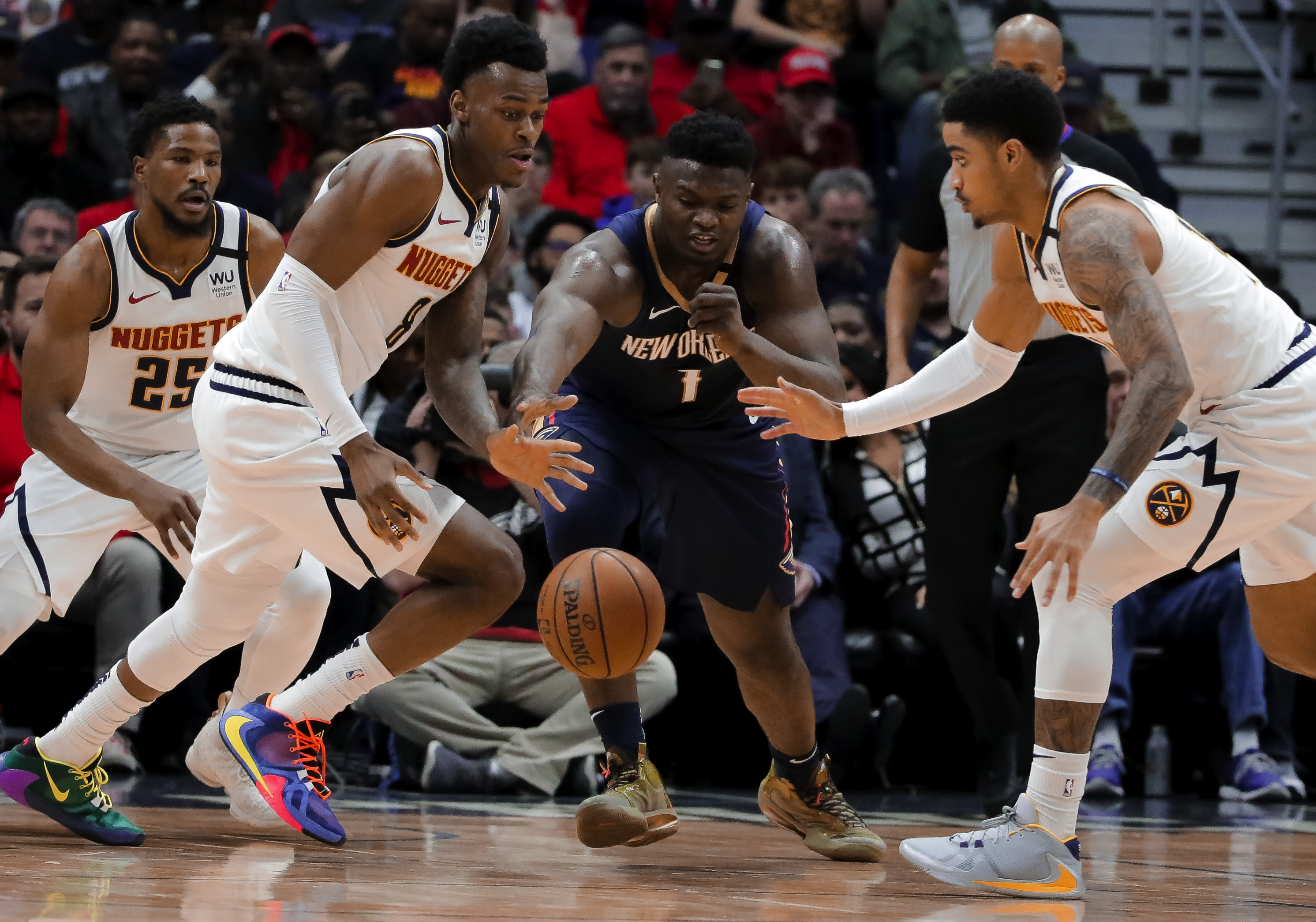 NBA: Denver Nuggets at New Orleans Pelicans