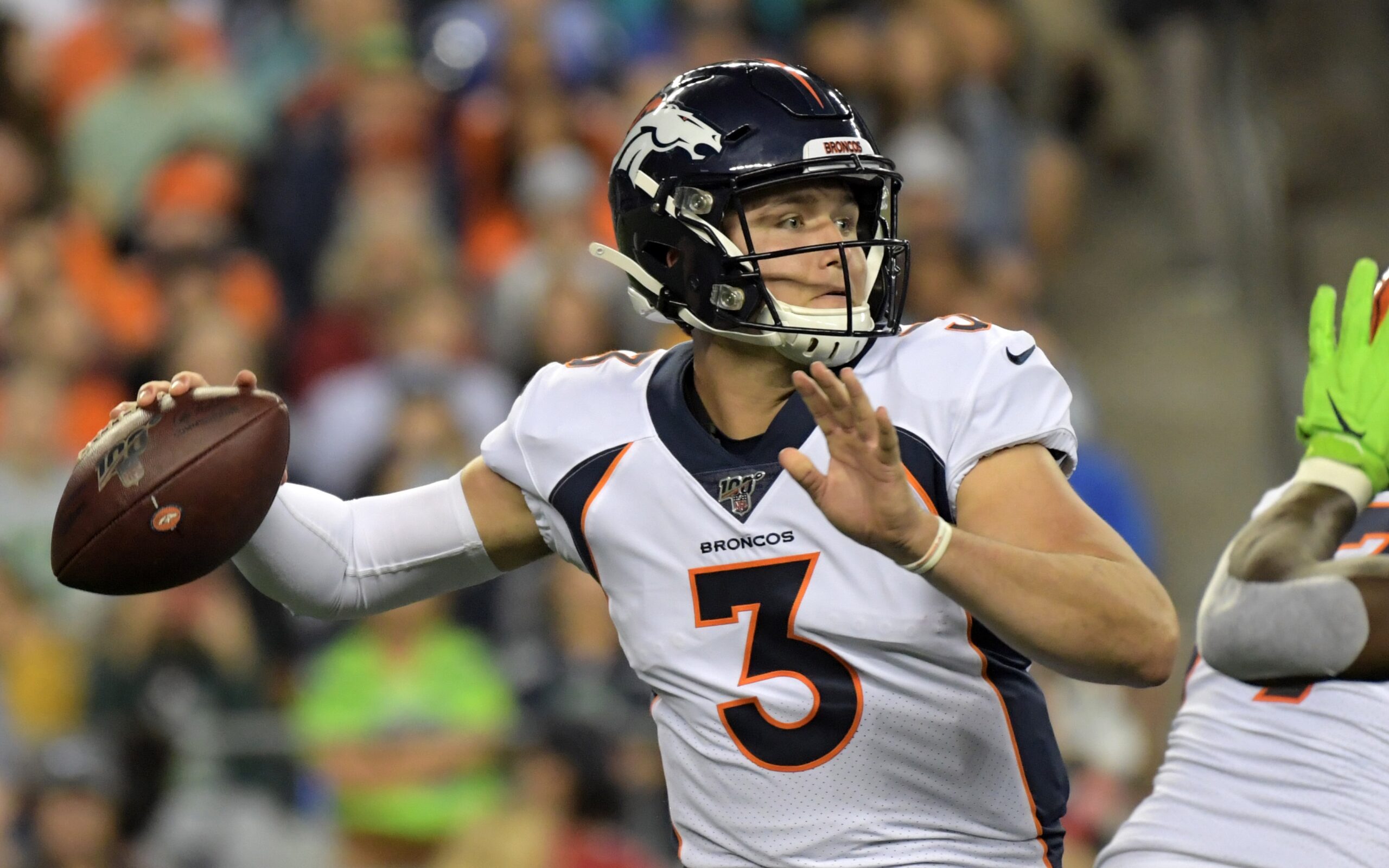 Broncos QB Drew Lock 50/50 to return from shoulder injury for