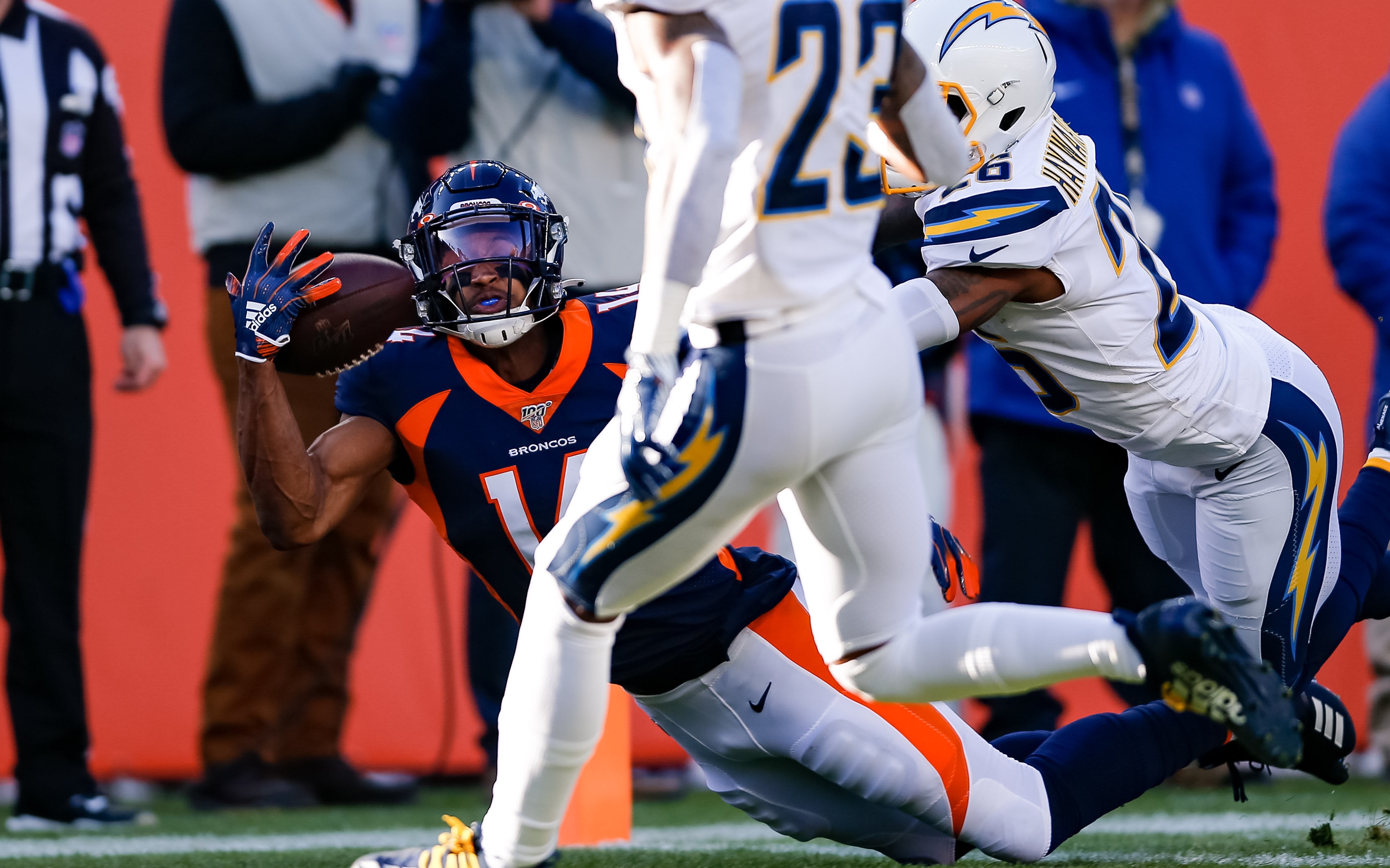 USATSI_13737975 Cropped Courtland Sutton's amazing one-handed catch. Credit: Isaiah J. Downing, USA TODAY Sports.