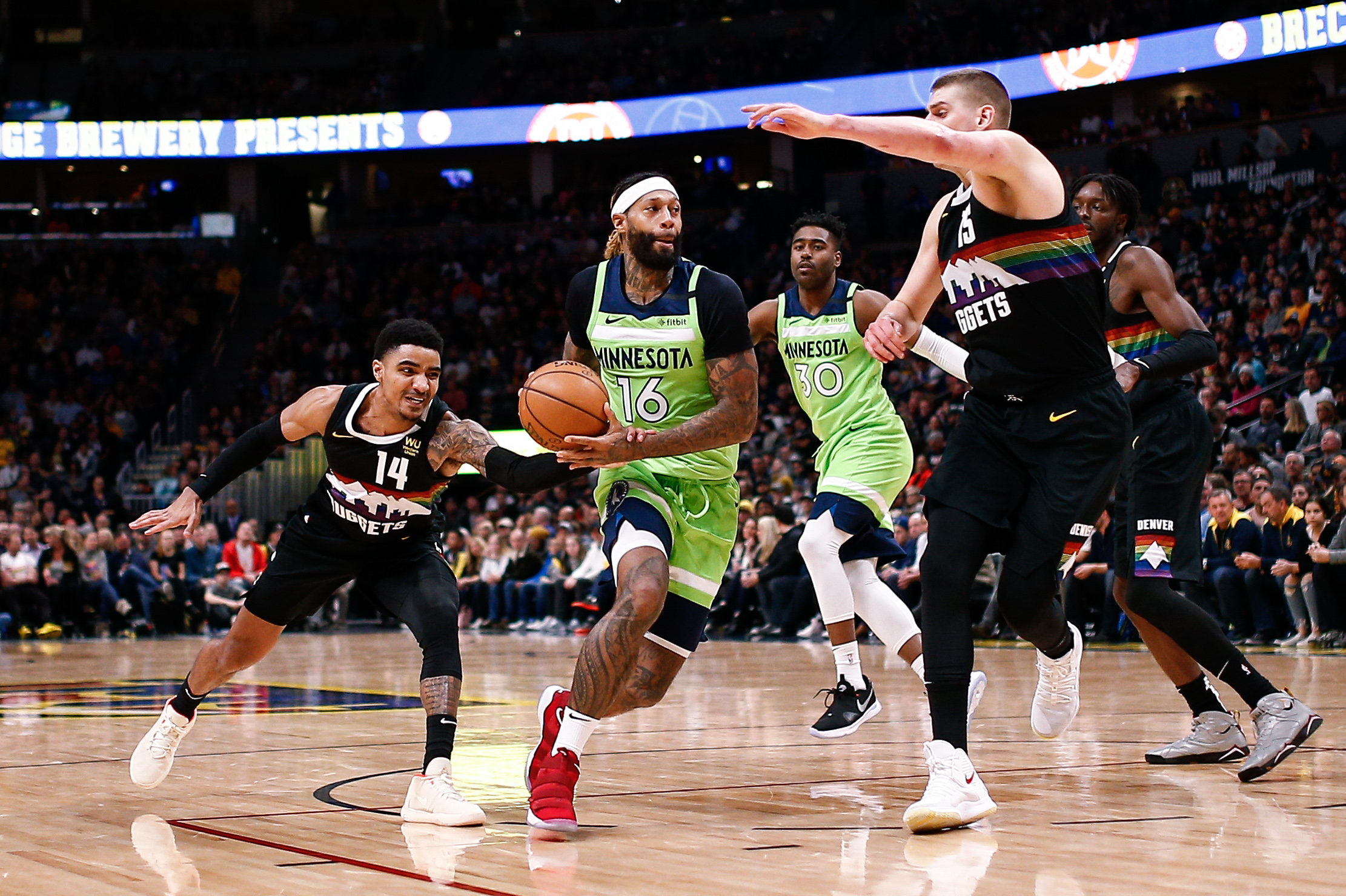 NBA: Minnesota Timberwolves at Denver Nuggets