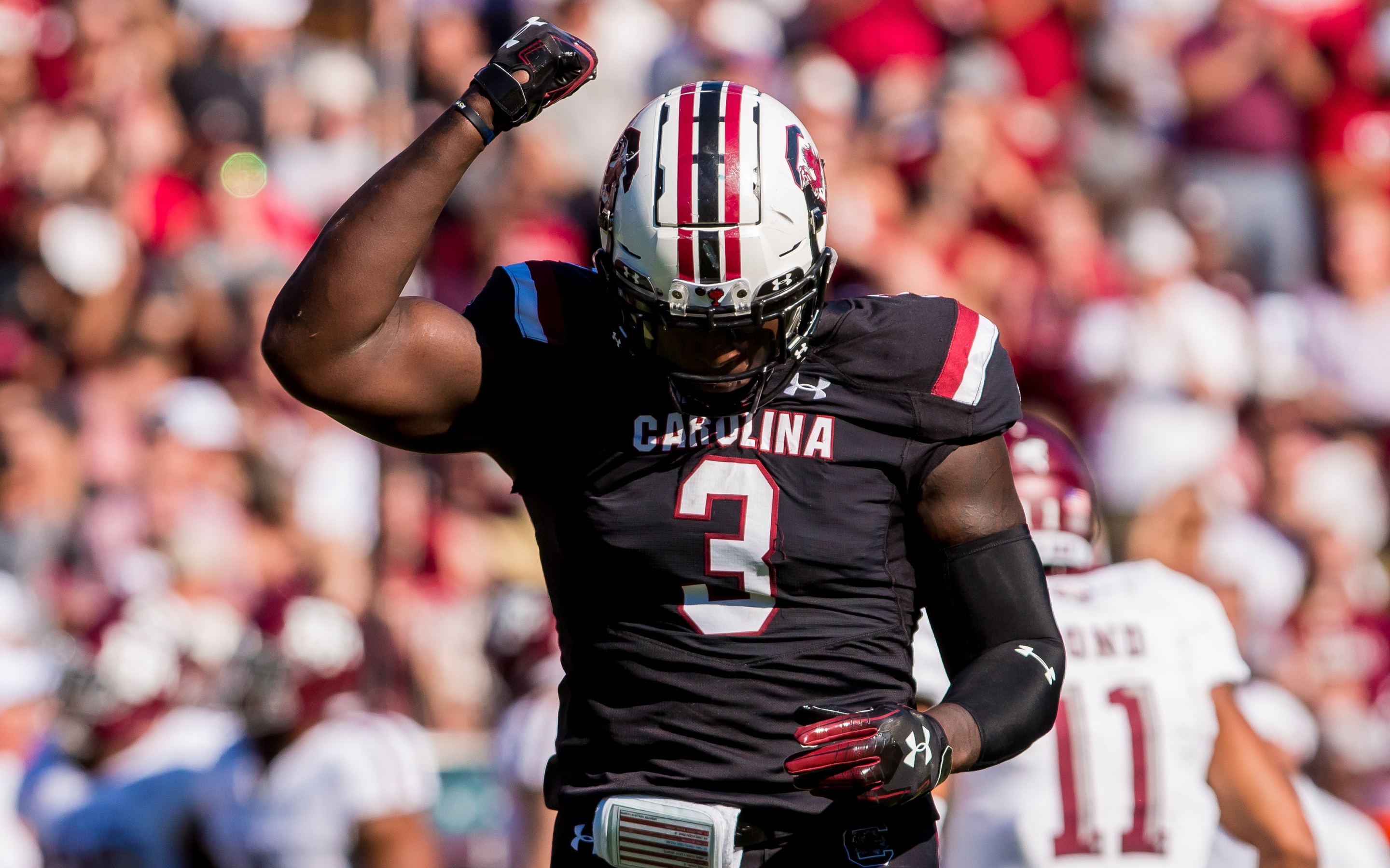 USATSI_11434633 Cropped Javon Kinlaw. Credit; Jeff Blake, USA TODAY Sports.