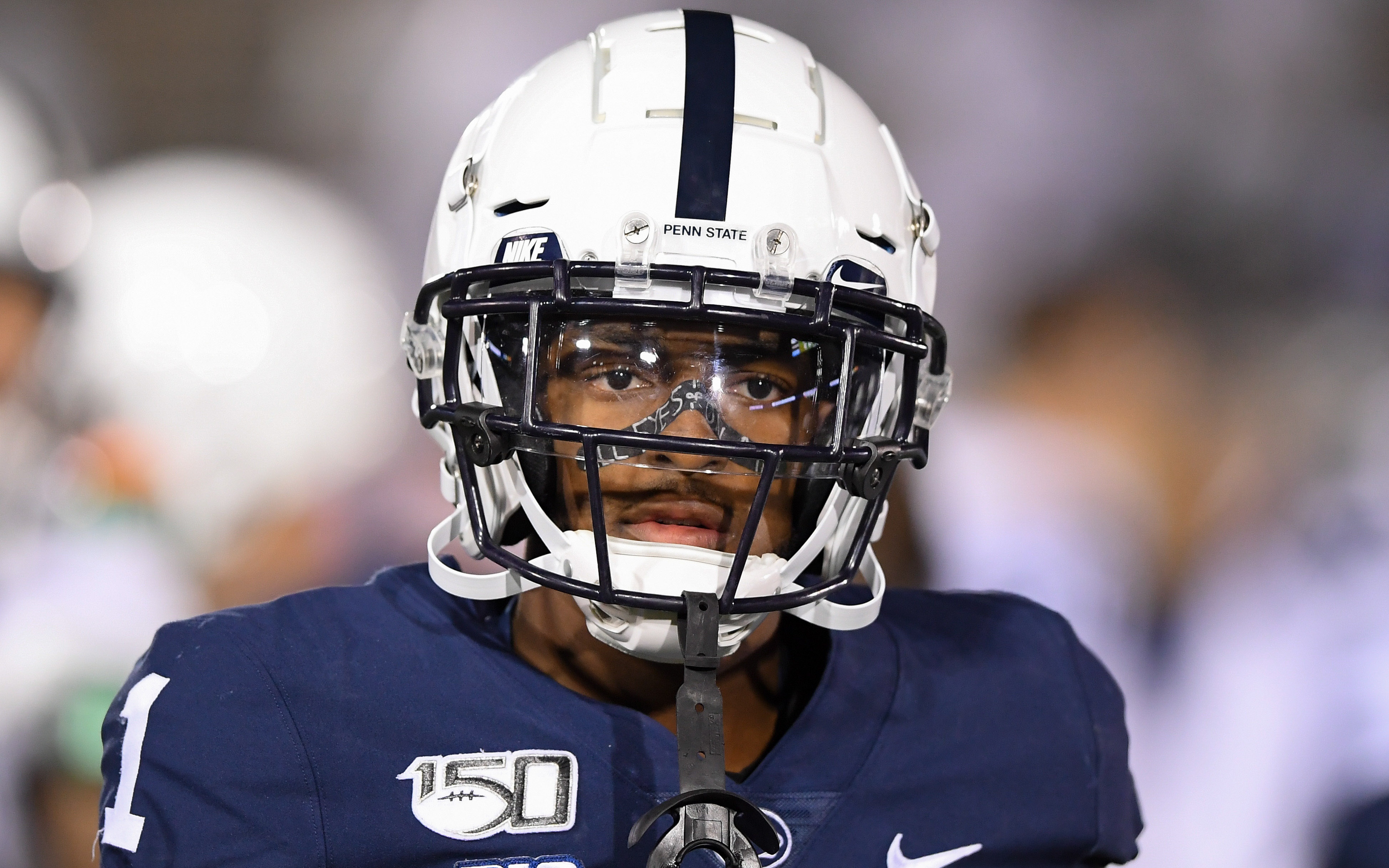 USATSI_13555584 Cropped Broncos new wideout K.J. Hamler. Credit: Rich Barnes, USA TODAY Sports.