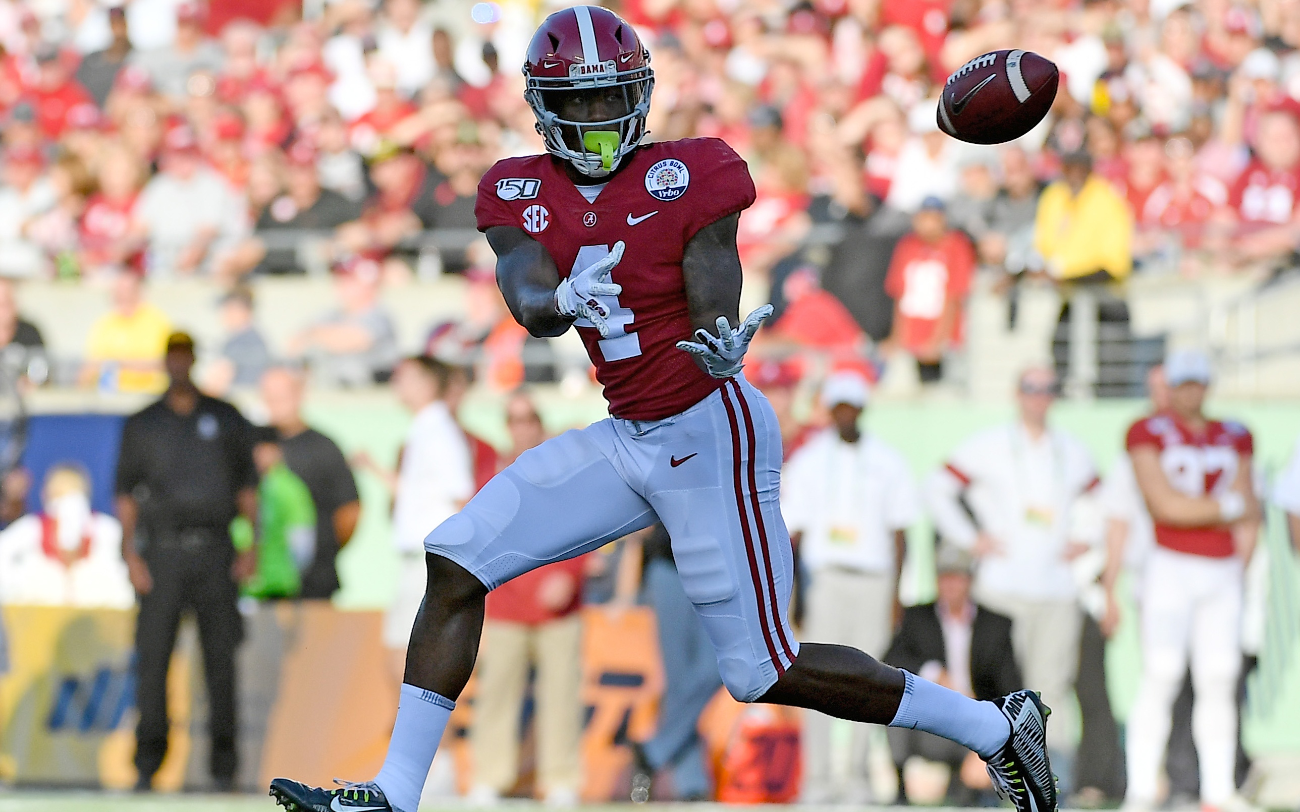 USATSI_13861525 Cropped Jerry Jeudy. Credit: Jasen Vinlove, USA TODAY Sports.