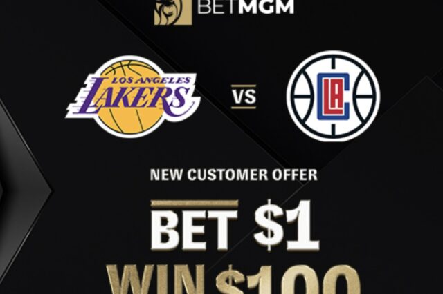 betmgm lakers clippers 100-1 odds