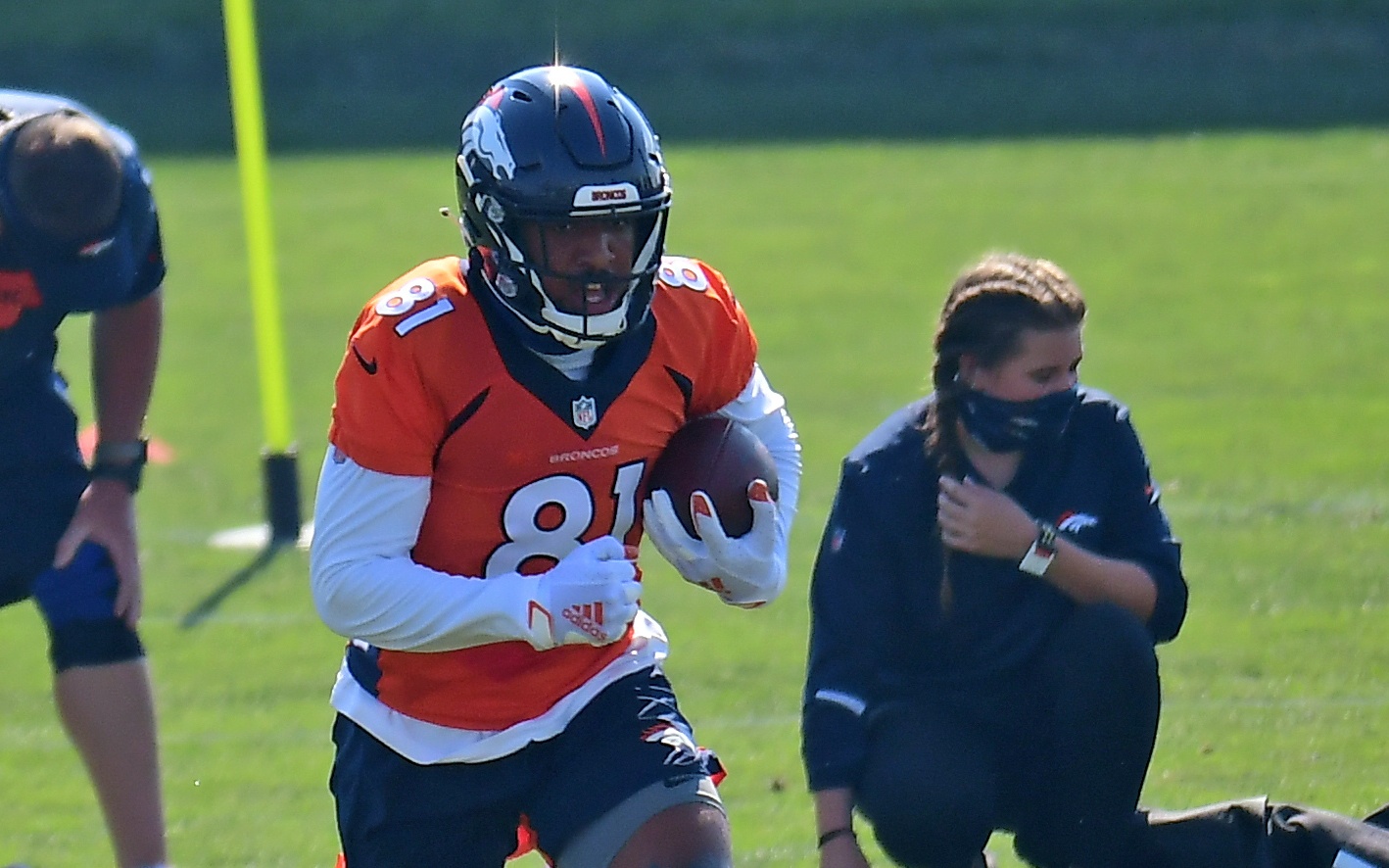 Broncos Wide Receiver Tim Patrick Scores Sixth Touchdown Of 2020