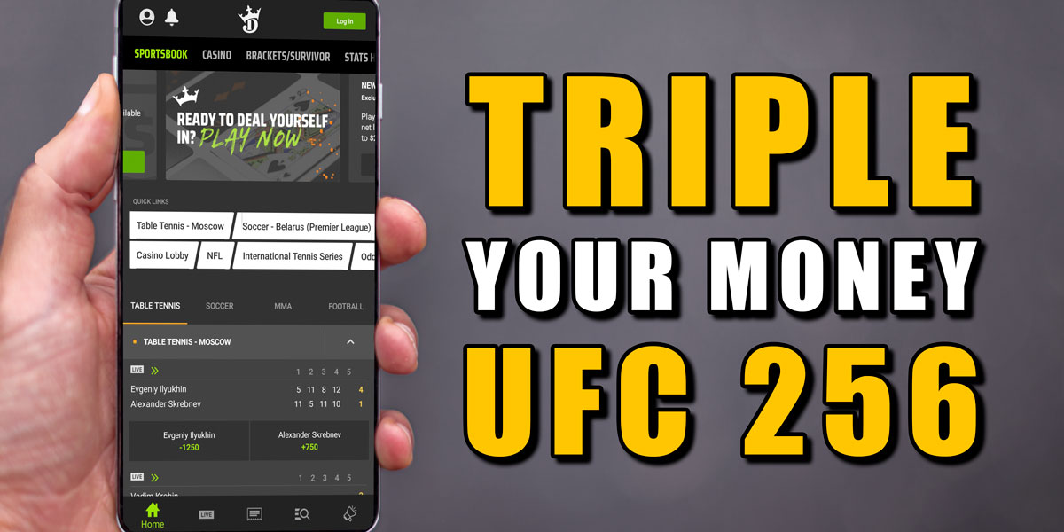 draftkings sportsbook ufc 256