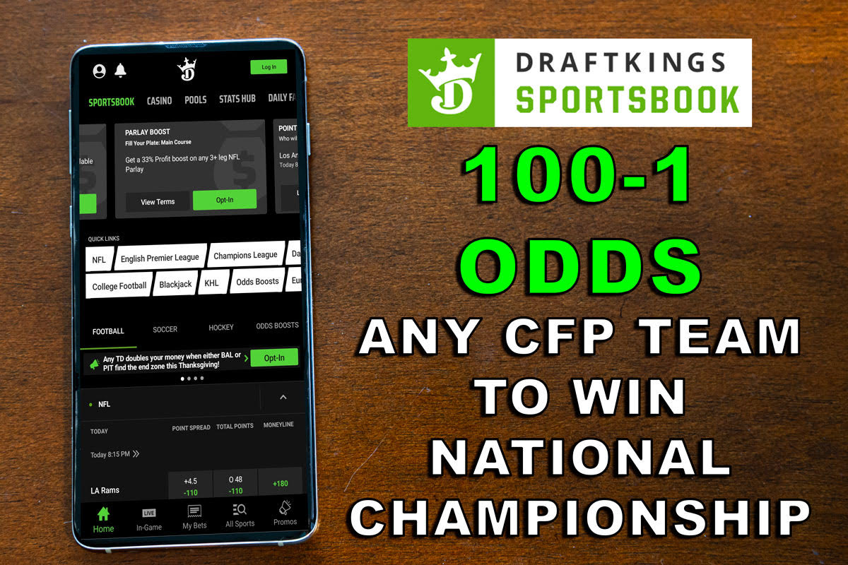 DraftKings College Football Promo: Get 40-1 Odds on Any Team to