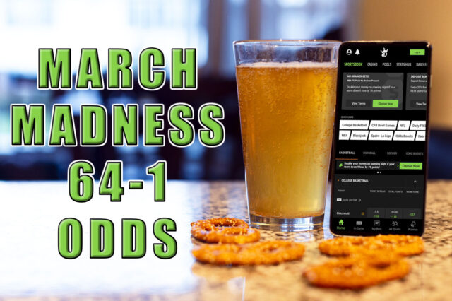 draftkings sportsbook 64-1 march madness odds