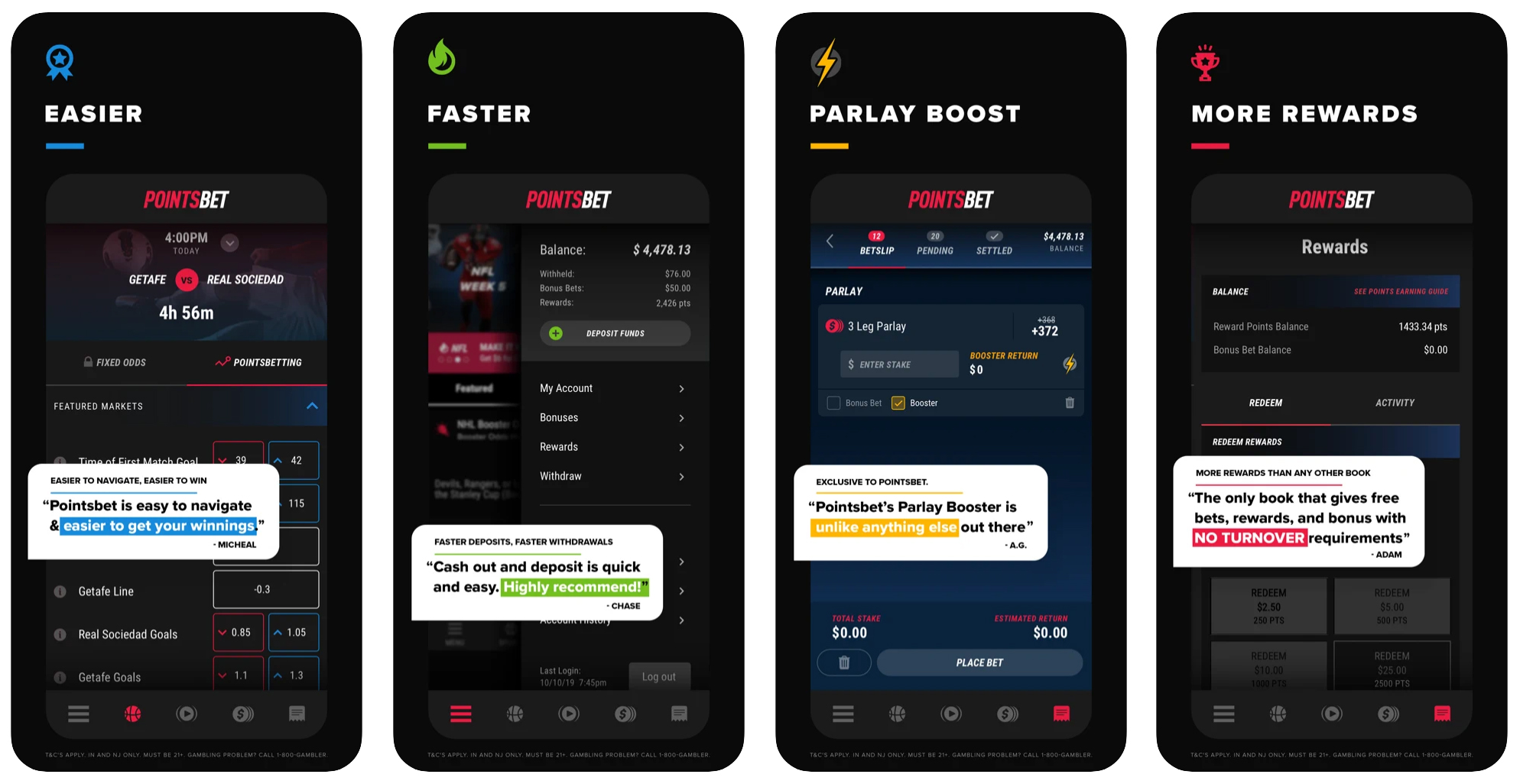 PointsBet, Mobile App