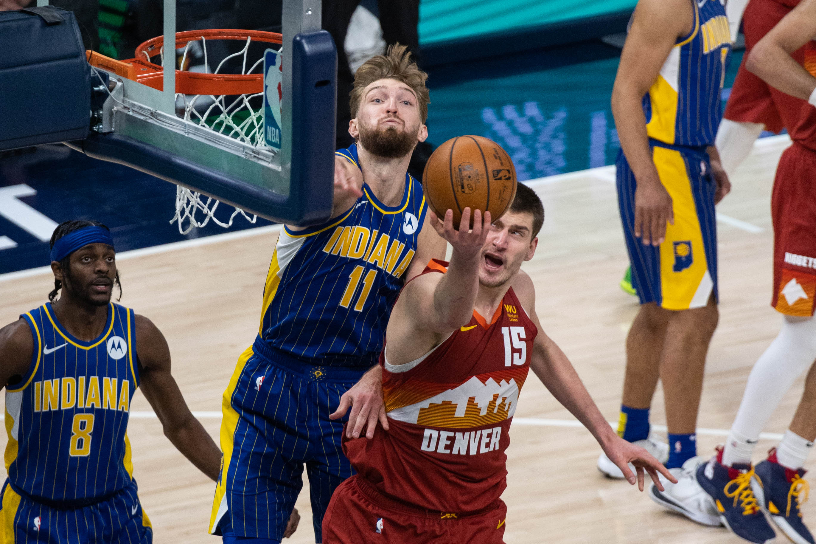 NBA: Denver Nuggets at Indiana Pacers