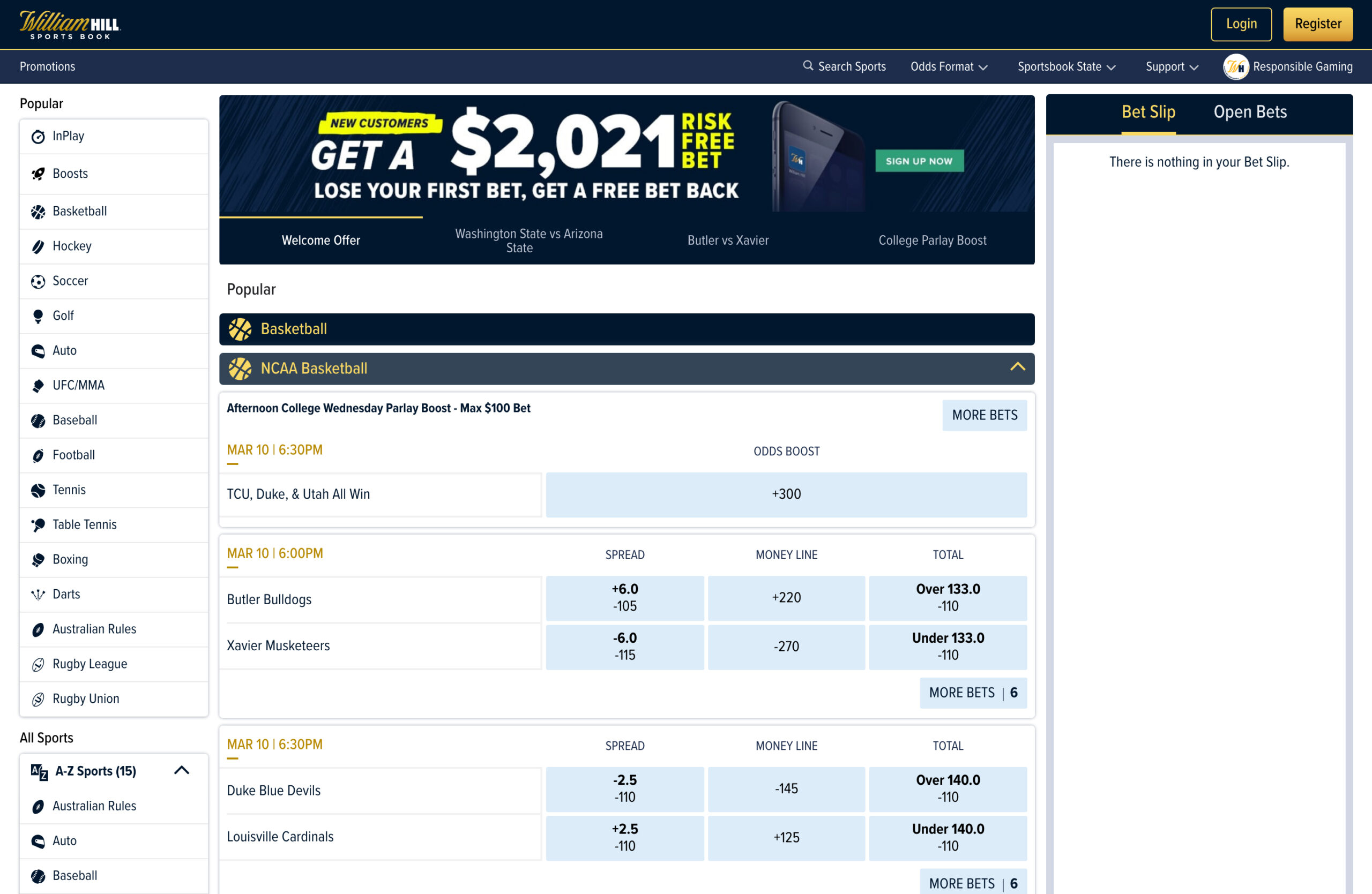 what is the minimum bet on william hill , where are my free bets william hill