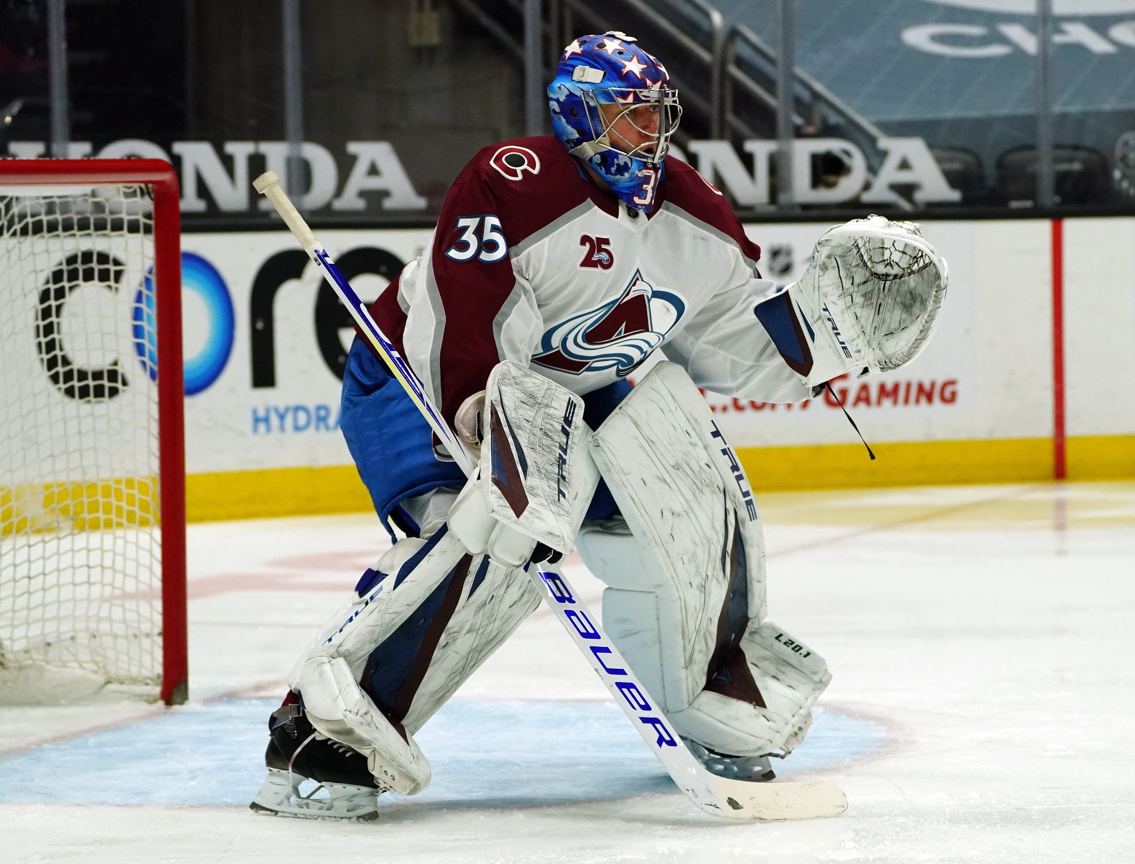 Backup goalie Jonas Johansson records first NHL shutout in 20 win over