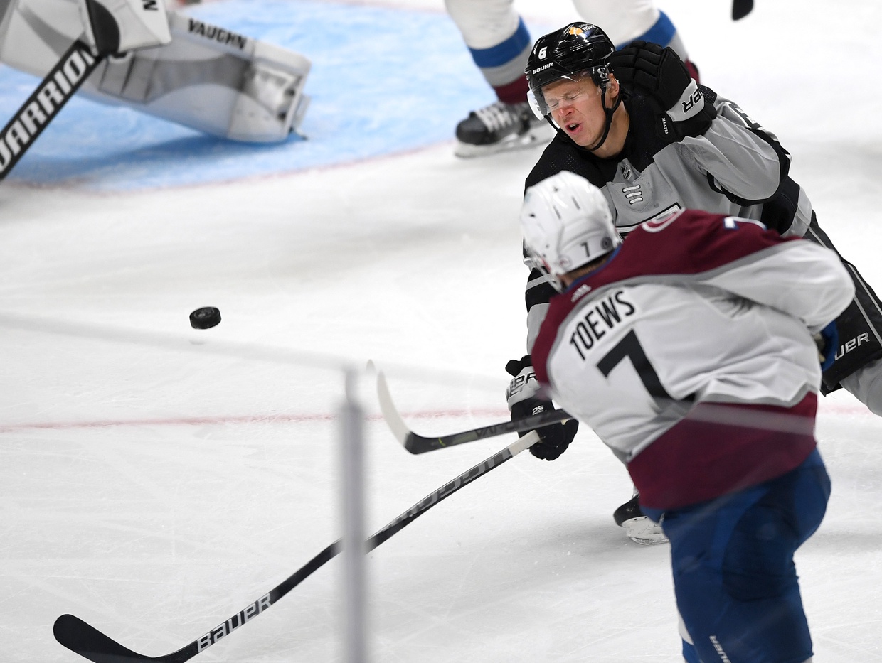 Cale Makar practices for first time during Avalanche camp