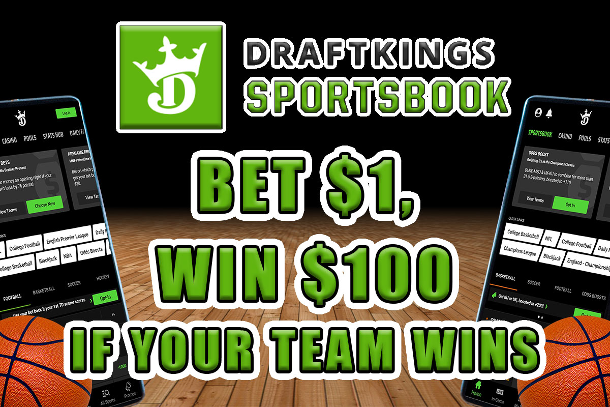 DraftKings Sportsbook Goes All In With 100 1 Odds For NBA Playoffs 