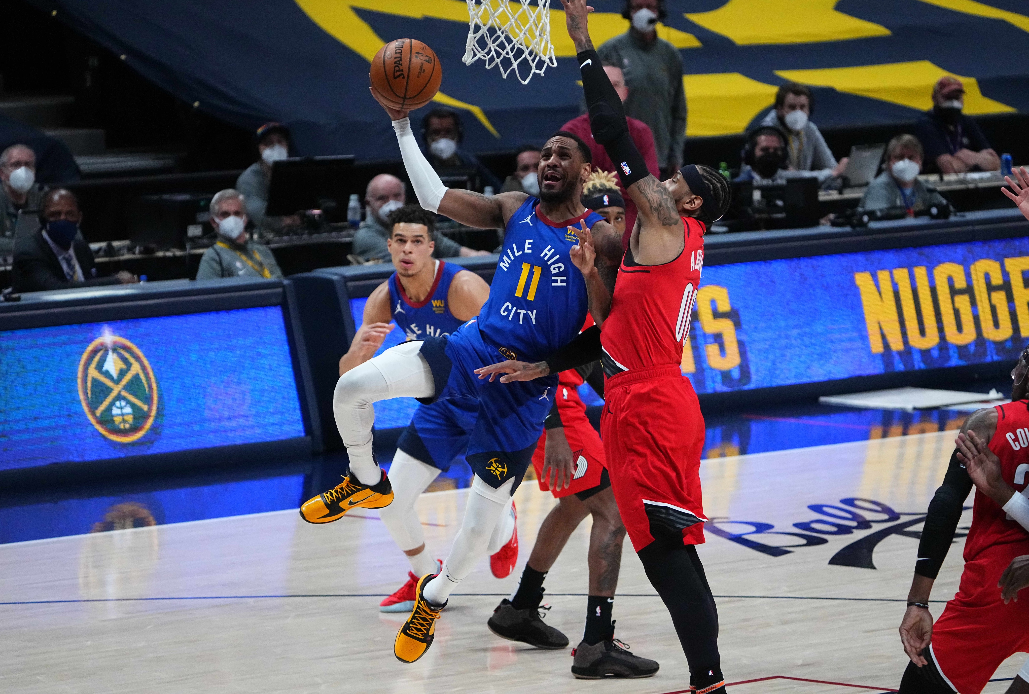 NBA: Portland Trail Blazers at Denver Nuggets