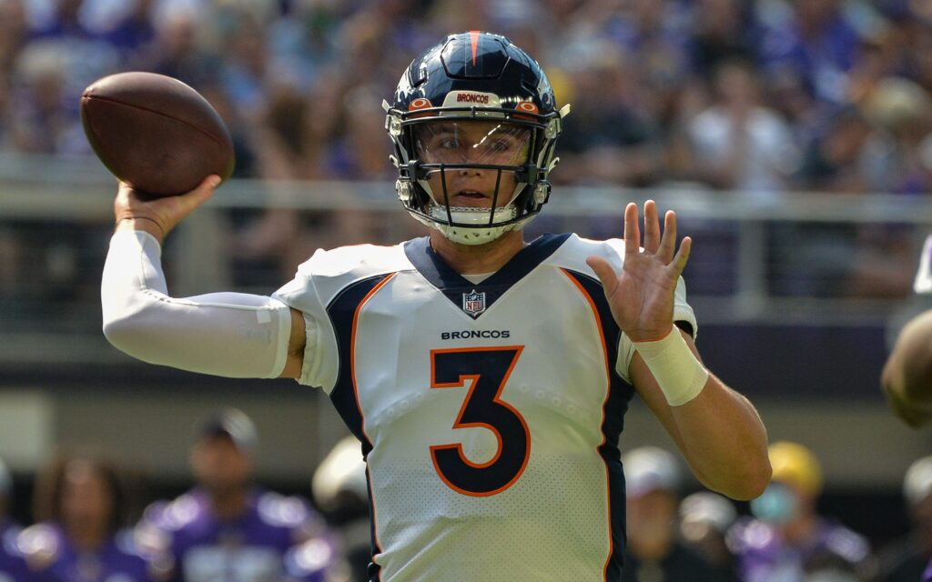 Broncos quarterback competition in full gear