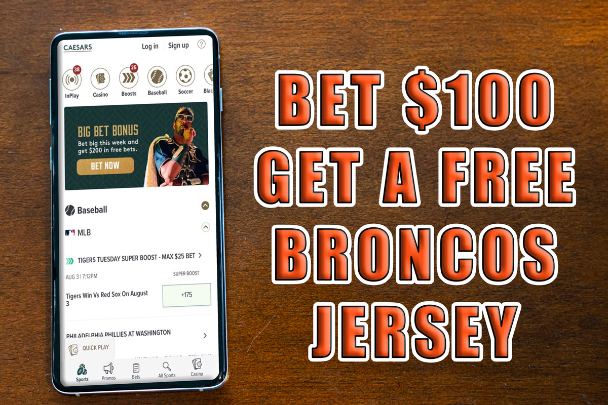 Caesars Sportsbook Colorado Offers Free Broncos Jerseys with $100 NFL Bet -  Mile High Sports