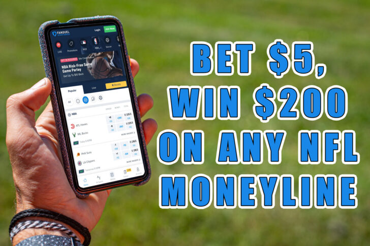 How to Bet $5, Win $200 at FanDuel Sportsbook on NFL Week 1 Games