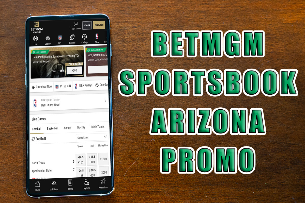 BetMGM Sportsbook Arizona Promo BetMGM Sportsbook Arizona $1,000 Risk-free bet