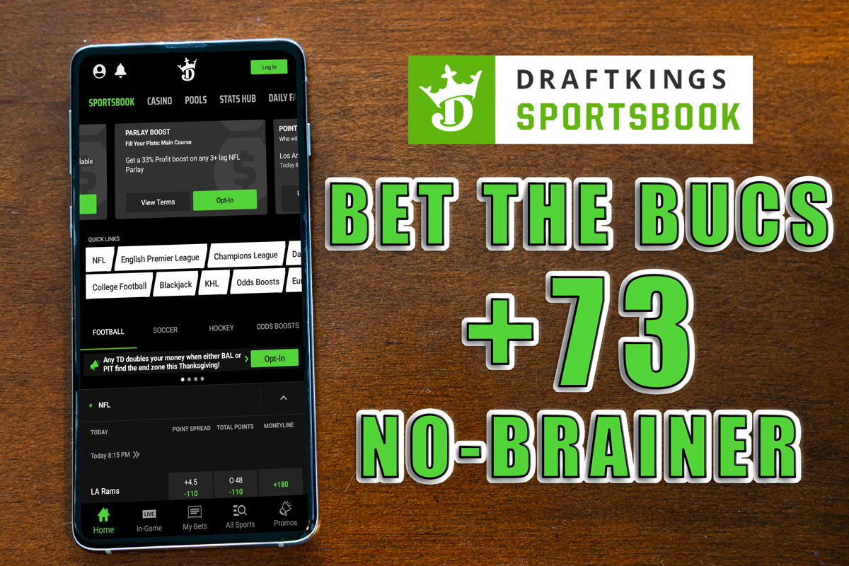 draftkings sportsbook bucs 73 promo
