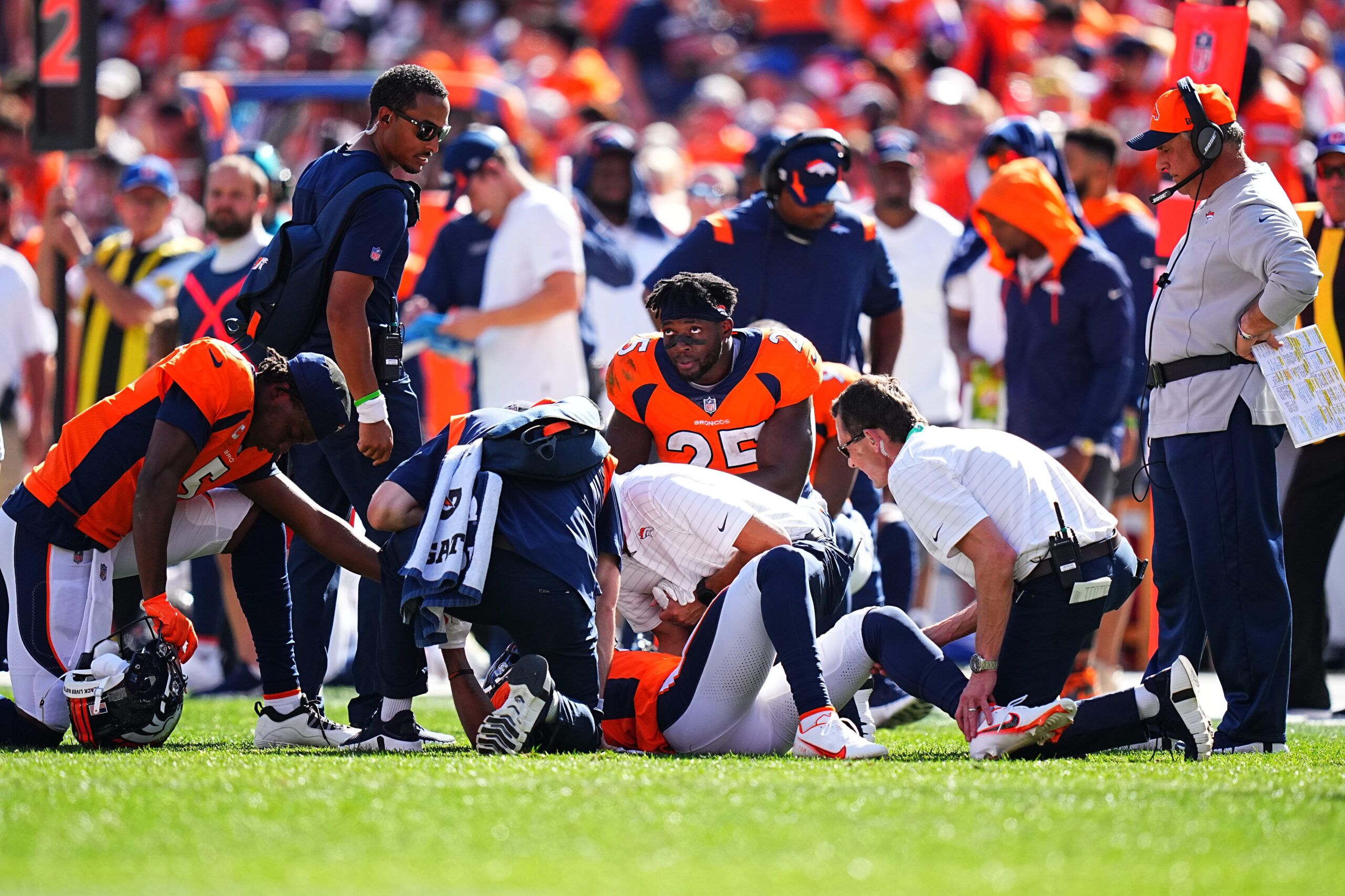 Injuries Pile Up On Broncos As Hamler Is Lost For The Season