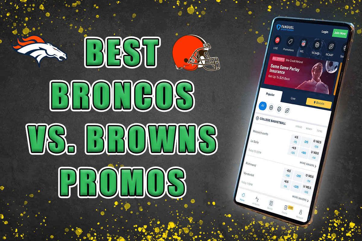 Broncos Browns betting promos