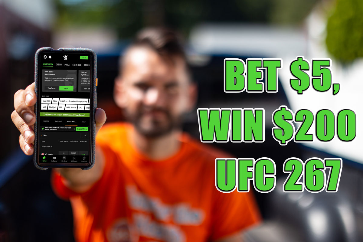 DraftKings Sportsbook UFC 267 Promo Delivers Knockout 401 Bonus Mile