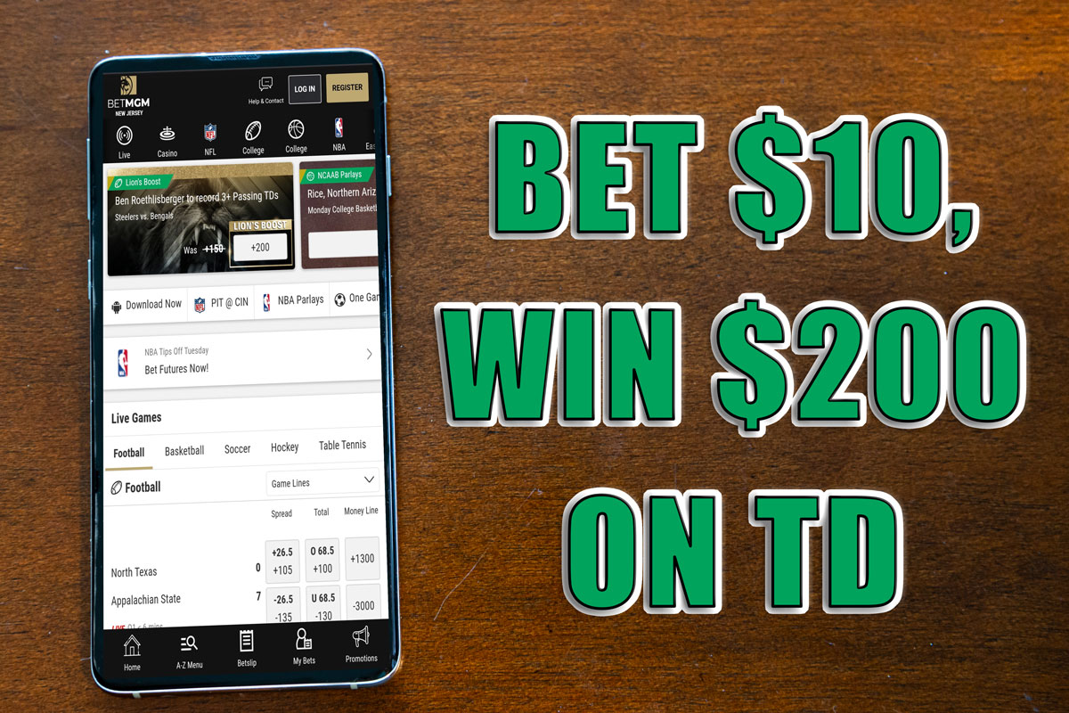 Best BetMGM Ohio Sign-Up Bonus: Bet $10, Win $200 on ANY NFL Touchdown